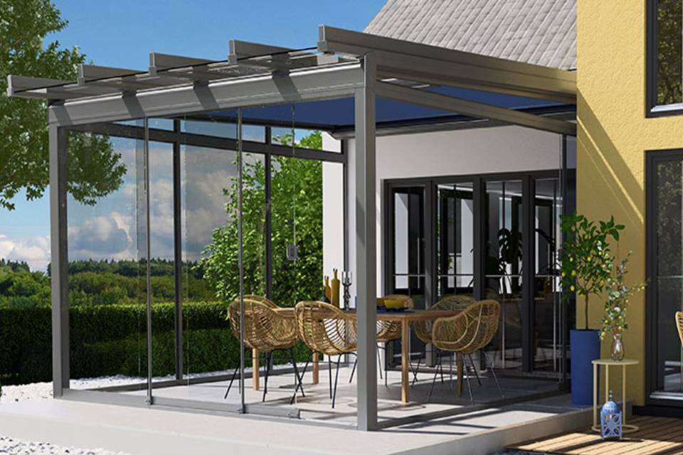 Terrassendach mit Beschattung
